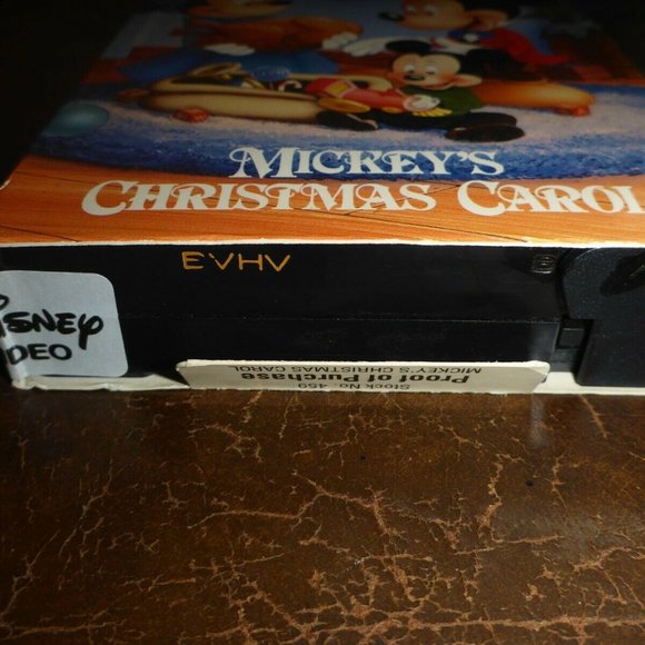 Walt Disney Mini Classics - Mickeys Christmas Carol (VHS, 1994) Vintage New - Picture 3 of 4